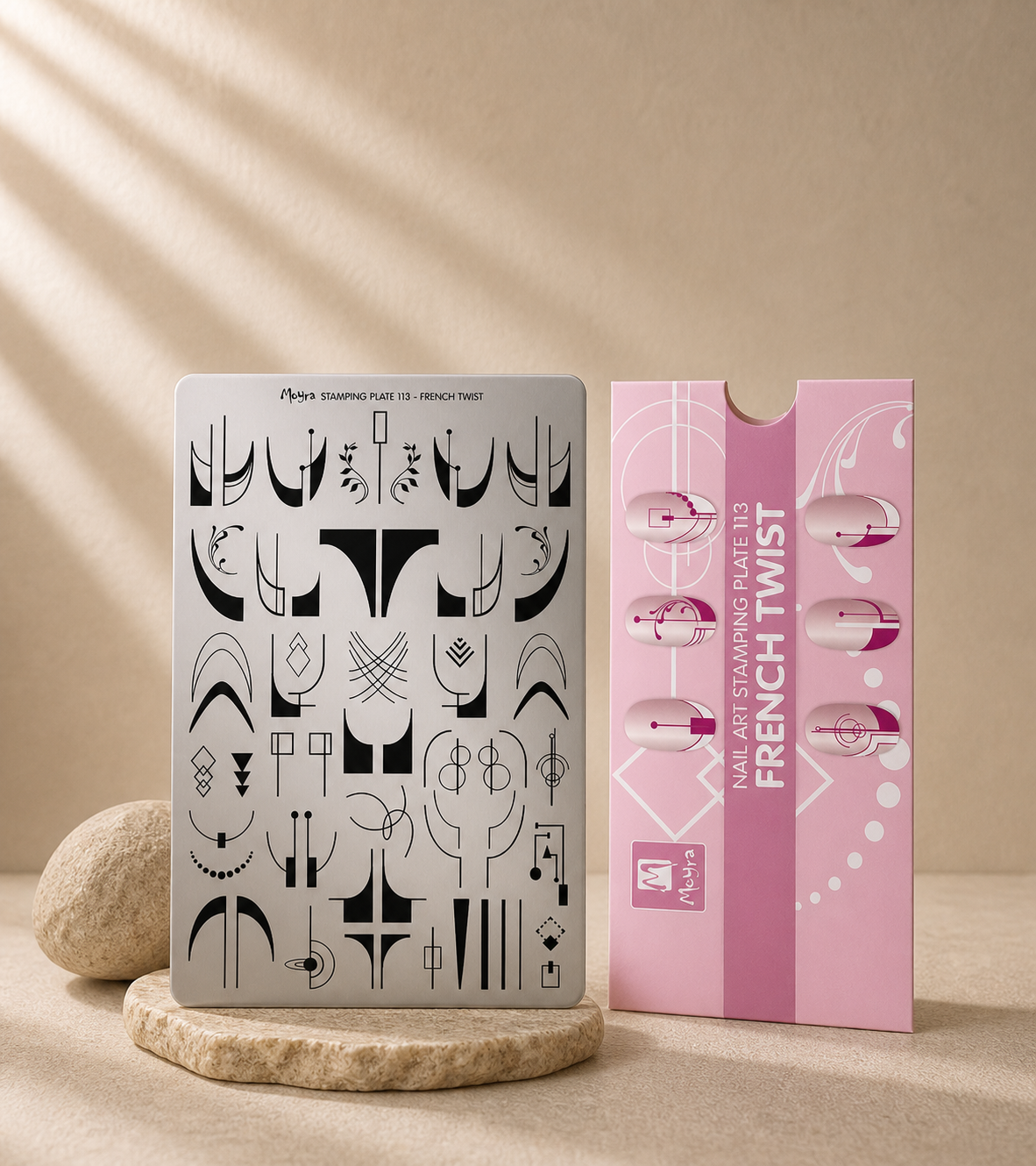 Placa Stamping 113 French Twist