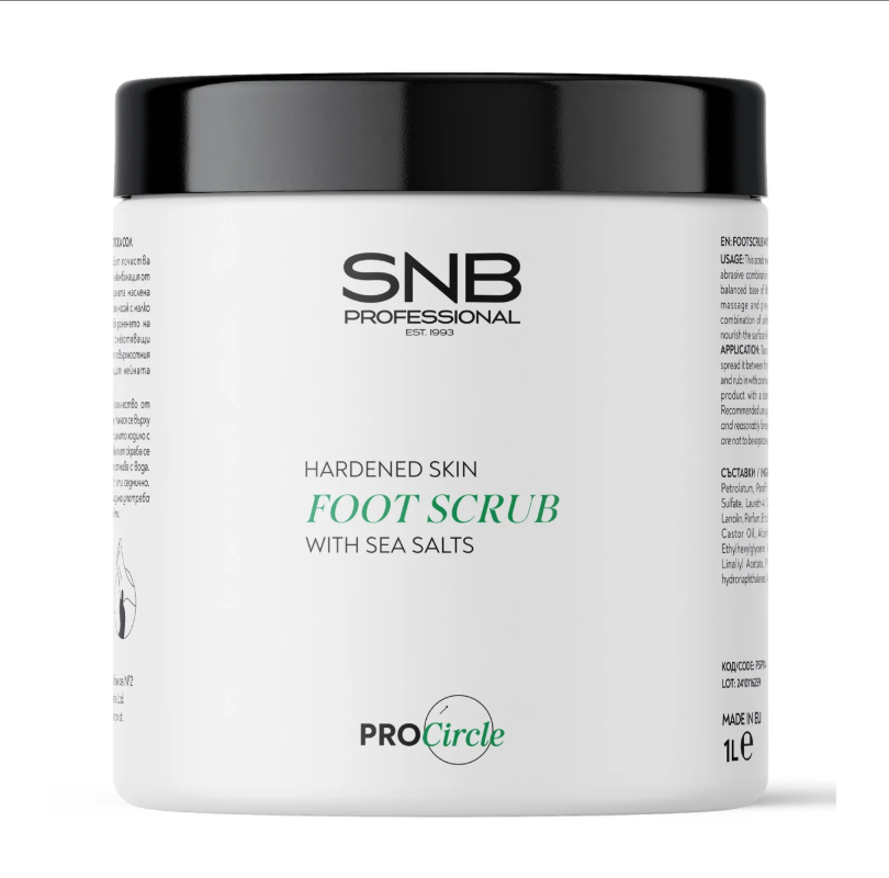 Esfoliante de Pedicure com Sal Marinho