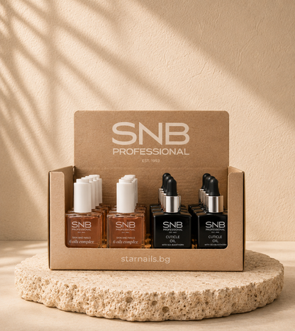 Expositor de Óleos – Nail Revive & Complexo 6 Óleos