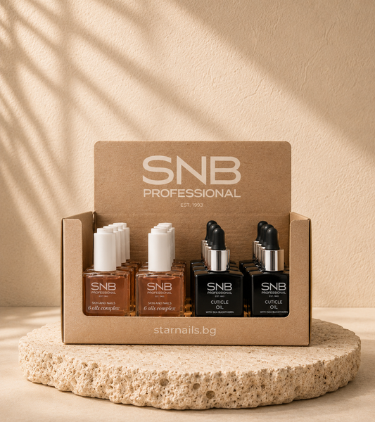 Expositor de Óleos – Nail Revive & Complexo 6 Óleos