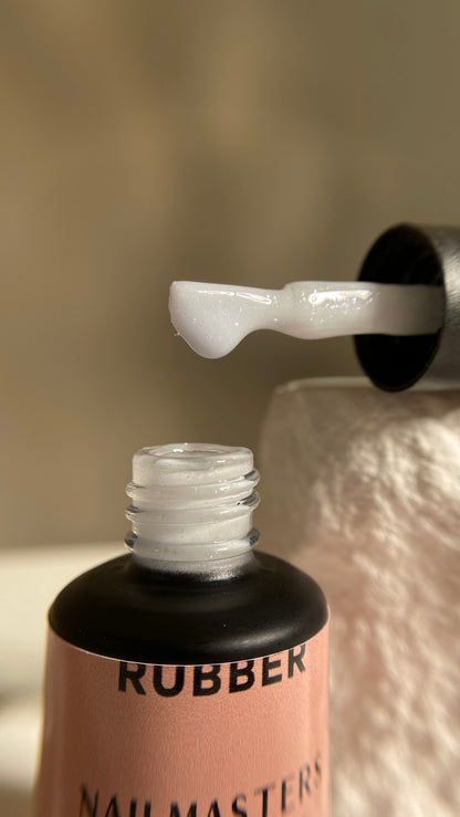 Pack 5 Rubber Base Shiny Milky 8ml