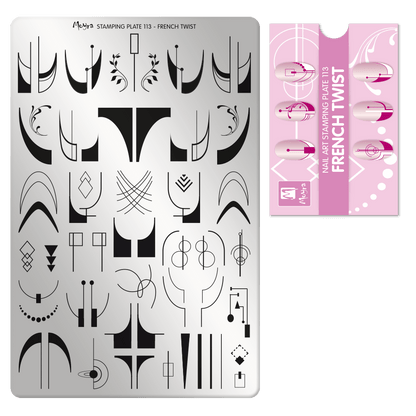 Placa Stamping 113 French Twist