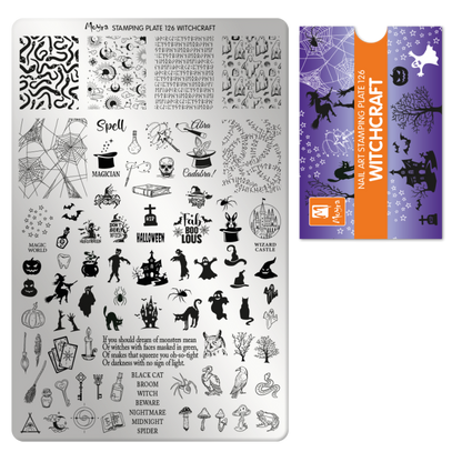 Placa Stamping 126 Witchcraft