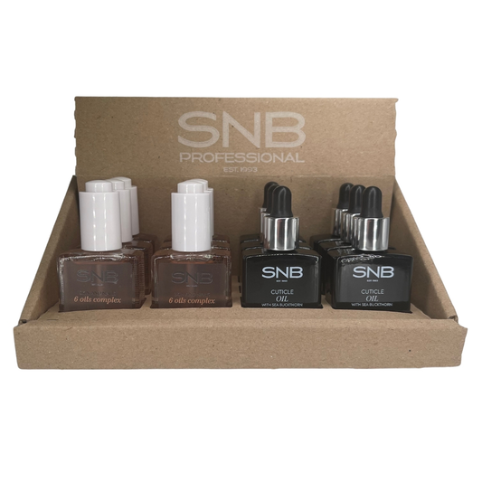 Expositor de Óleos – Nail Revive & Complexo 6 Óleos